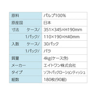 ihanaローションソフトパックティッシュ90W 30パック (送料･税込)